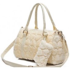 White Heart Handbag
