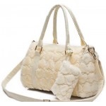 White Heart Handbag